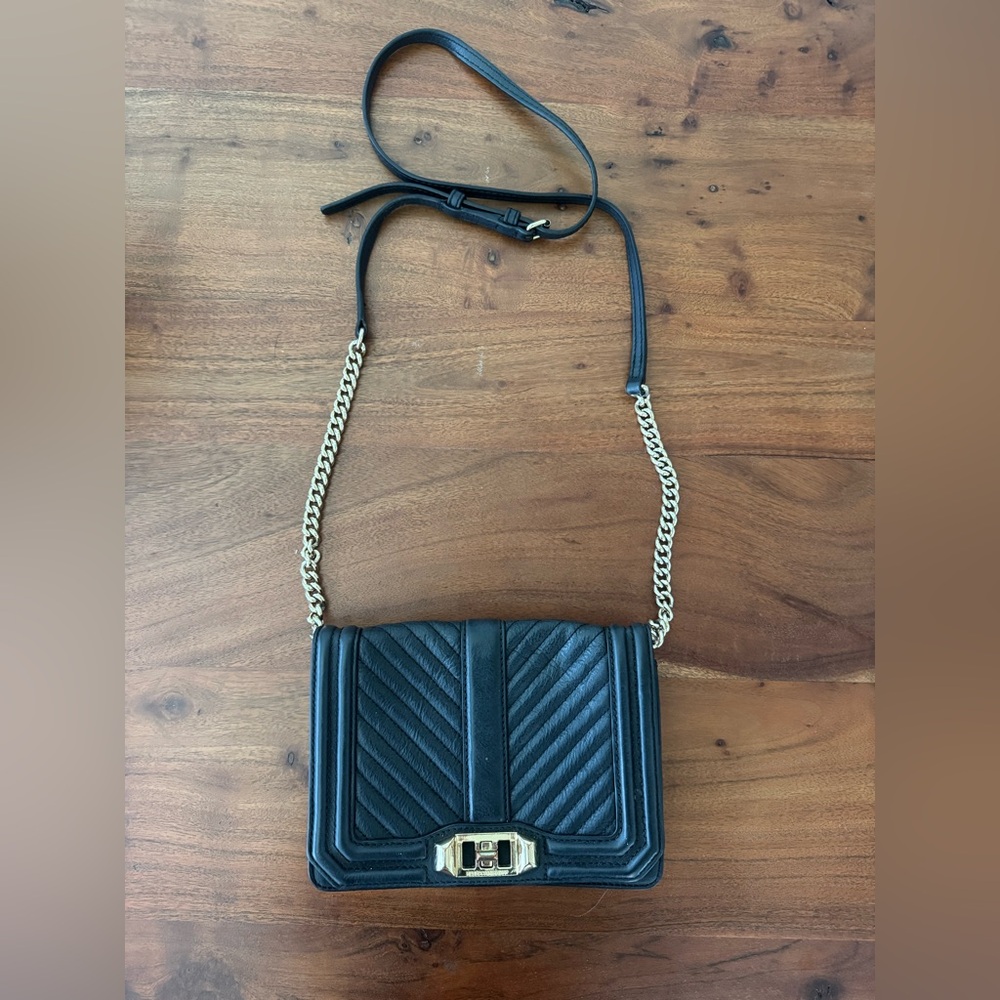 Rebecca Minkoff Love Chevron Quilted Crossbody Bag